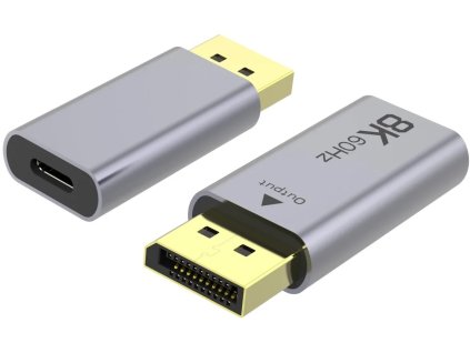 Adaptér PremiumCord USB-C na DisplayPort DP1.4 8K@60Hz a 4k@120Hz