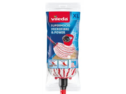 Vileda 160474 Supermocio Microfibre & Power Mop