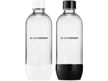 Fľaša SodaStream JET 2x 1 l, biela/čierna