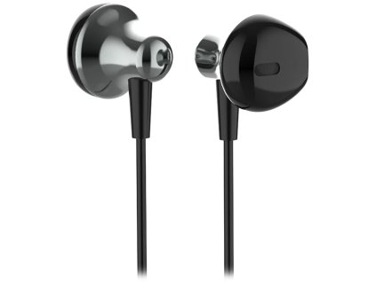 Drôtové slúchadlá ColorWay + mikrofón/ CW-WD01BK/ čierna