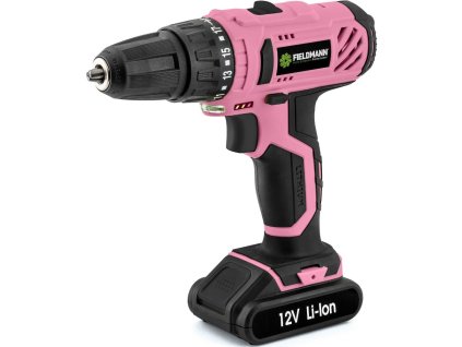 Fieldmann FDV 10202-A 12V AKU vŕtačka, ružová
