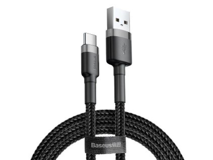 Kábel Baseus Cafule USB-C 2A 3 m (čierno-šedý)