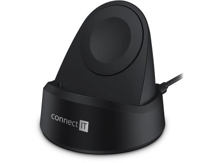 CONNECT IT Bezdrôtová nabíjačka WatchCharger kompatibilná so zariadením Samsung, čierna