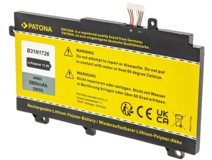 PATONA batéria pre ntb ASUS FX504 3900mAh Li-Pol 11,4V B31BN91