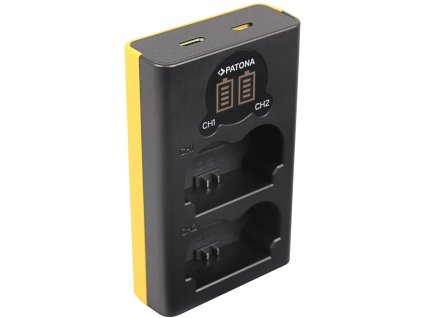 PATONA Fuji NP-W235 Dual LCD Photo Charger - USB pre X-T4