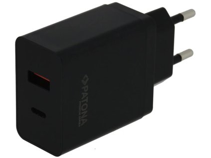 Napájací adaptér PATONA Napájanie 36 W 1xUSB-C/1xUSB-A -PD 3.0