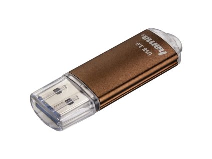 Hama FlashPen Laeta, USB 3.0, 64 GB, 40 MB/s, hnedá