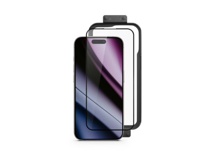 Epico ImpactBuffer Glass 3D pre iPhone 16 Plus s inštalačným rámom