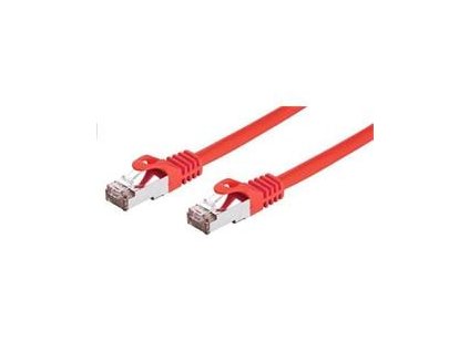 C-TECH patch kábel Cat6, FTP, červený, 0,25 m