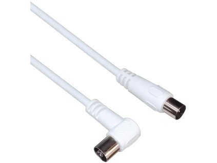 TV kábel PremiumCord M/F konektor 90, 75 Ohm 20 m