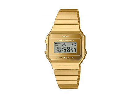 Unisex náramkové hodinky Casio A700WEVG-9AEF, zlaté
