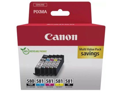 canon pgi 580 cli 581 pgbk c m y bk multi pack ien526638