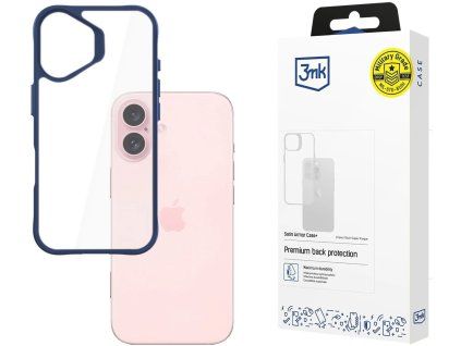 3mk satin armor case blue pro apple iphone 16 pro ien528519