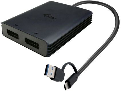 i tec usb a usb c dual 4k dp video adapter ien528555