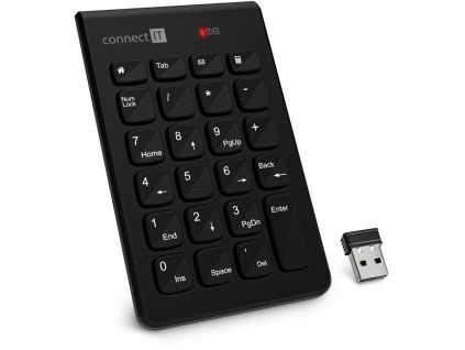 connect it numcalc bezdratova numericka klavesnice cerna ien530337