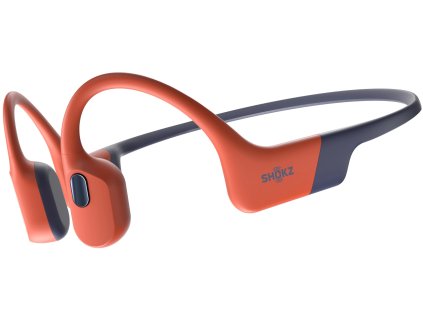 Shokz OpenSwim Pro 32GB, duálny režim Bluetooth+MP3, červená