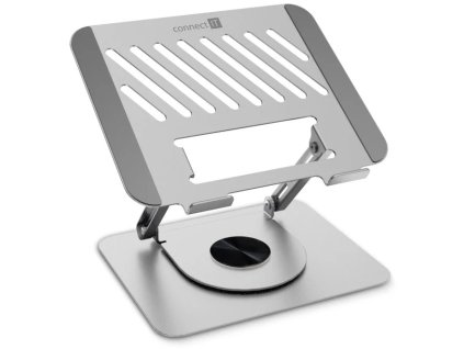 CONNECT IT Rotačný stojan na notebook, STRIARNY