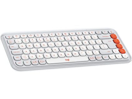 Logitech POP ICON KEYS, biela, US INT'L