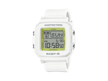 Casio BGD-10K-7ER Dámske digitálne náramkové hodinky, biele