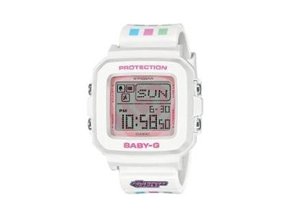 Casio BGD-10KPP-7ER Dámske digitálne náramkové hodinky, biele