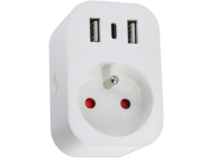 Inteligentná vnútorná zásuvka IMMAX NEO LITE SMART s kolíkom (typ E)