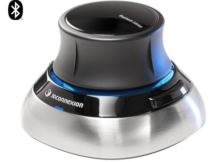 3Dconnexion SpaceMouse Wireless - 3D myš - 2 tlačidlá - bezdrôtová - Bluetooth, 2,4 GHz