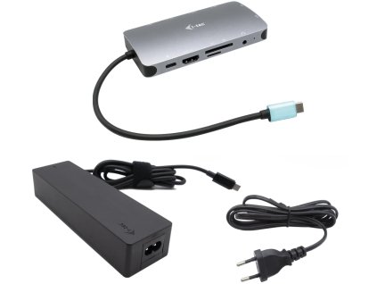 i-tec USB-C Metal Nano Dock HDMI/VGA s LAN, Power Delivery 100W + 100W napájanie