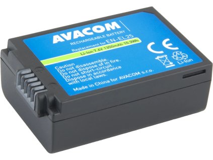 Batéria AVACOM Nikon EN-EL25 Li-Ion 7,6 V 1350 mAh 10,3 Wh