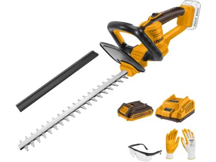 Ingco CHTLI20461 Akumulátorové nožnice na živý plot vrátane batérie a nabíjačky