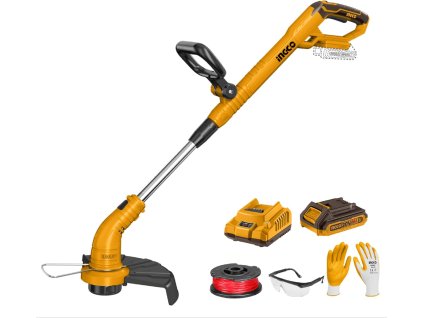 Ingco CGTLI20301 akumulátorový krovinorez vrátane akumulátora a nabíjačky