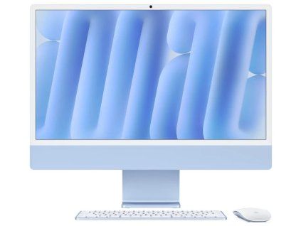 apple imac 24 m4 chip 10core cpu 10core gpu 16gb 256gb ssd blue ien532802