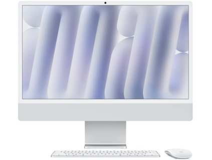 Apple iMac 24" M4 čip 10jadrový CPU/10jadrový GPU,24 GB,512 GB SSD,Strieborný