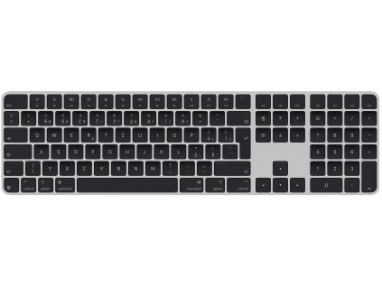 Apple Magic Keyboard s Touch ID a numerickou klávesnicou pre počítače Mac s čipom Apple,CZ,čierne klávesy