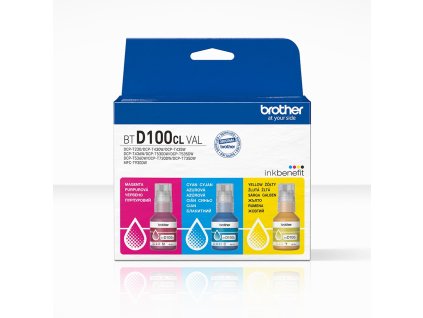 642149 brother bt d100clval multipack cmy