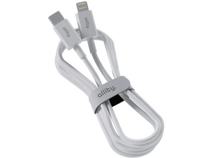 Allity AUC-03 USB-C/Lightning 1m 27W biely dátový kábel