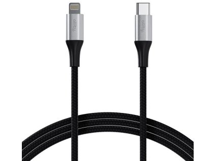 Dátový kábel Allity AUC-01 USB-C/Lightning 2m 27W čierny