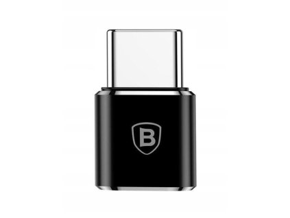 Adaptér Baseus microUSB na USB-C čierny
