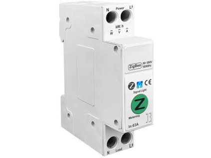IMMAX NEO SMART elektronický jednofázový istič 1-63A, meranie výkonu, Zigbee 3.0, TUYA