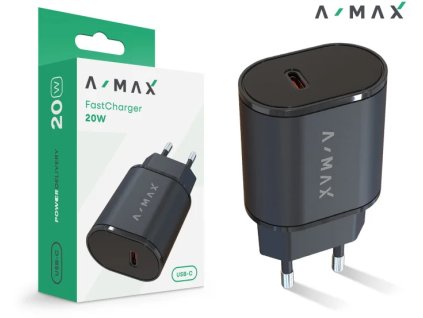 Inteligentná nabíjačka Aligator A-MAX Power Delivery 20 W USB-C, biela