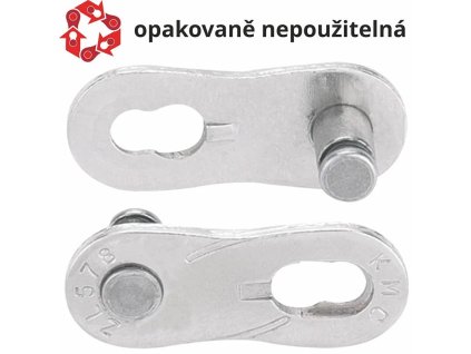 Spojka reťaze KMC 1R Z1eHX EPT jednorýchlostná, 2 ks