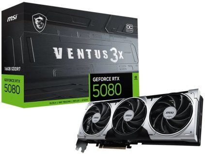MSI GeForce RTX 5080 16G VENTUS 3X OC PLUS