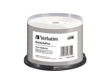 Verbatim CD-R DataLifePlus 52x, 700MB, 50 ks (Spindl)