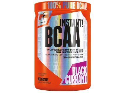 Extrifit BCAA Instant 300 g - čierne ríbezle