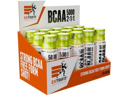 Extrifit BCAA 5000 2:1:1 Shot 15 x 90 ml - hrozno