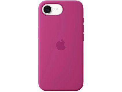apple iphone 16e silicone case fuchsia ien541796
