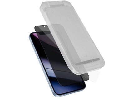 Epico Privacy Glass 3D Ultra-Wide Cover s aplikátorom na prach pre iPhone 13/13 Pro/14/16e