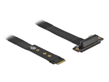 Delock Adaptér M.2 kľúč M na PCIe x4 NVMe, obdĺžnikový, s dĺžkou kábla 20 cm