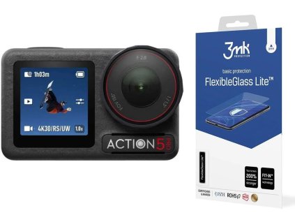 3mk Ochrana kamery pre DJI Osmo Action 5 Pro (2x displej + 1x objektív)