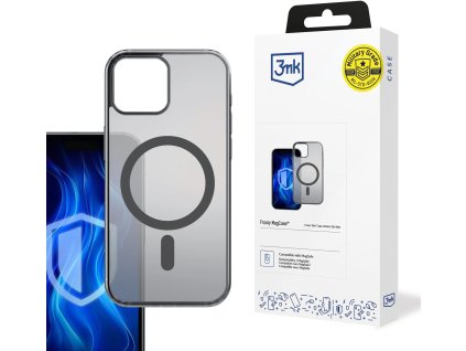 3mk Frosty MagCase Black pre Apple iPhone 15
