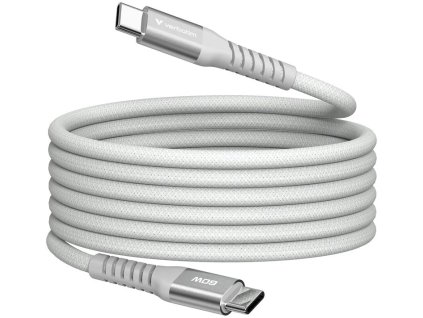 Verbatim USB-C->C magnetický kábel Sync & Charge 60W sivý
